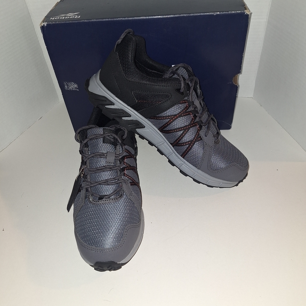 Gray and Black Work Shoes